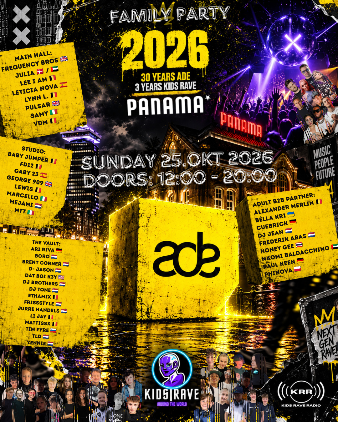 ADE 2026 — Family Party Full Lineup